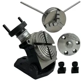 Assorts 903562967083 Precision Quality 4 Inch / 100 Mm Tilting Milling Indexing Rotary Table Small Chuck