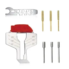 Atuz-10691-n Atunee Chainsaw Sharpening Attachment Kit Chain Saw Blade Teeth Sharpener Set With A