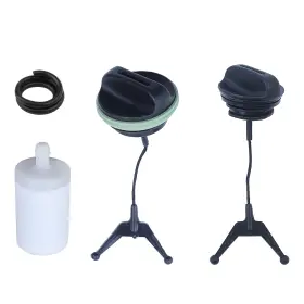 537215202 Aumel Fuel Oil Cap Kit With Line Hose For Husqvarna 340 345 346xp 350 353 Chai