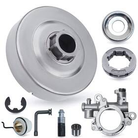 Aumel 707772664835 Clutch Drum Sprocket Rim Oil Pump Worm Gear Kit For Stihl Ms290 029 Ms390 039 Ms