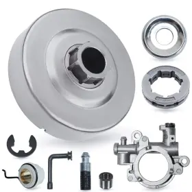 Ms390 Aumel 707772664835 Clutch Drum Sprocket Rim Oil Pump Worm Gear Kit For Stihl Ms290 029 039 Ms