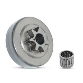 Aumel 707772667980 3/8 Inch 7t Clutch Drum Sprocket Bearing Needle Kit For Stihl 030av 031av 032 040 041