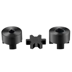 Lzq-003 Autojare 1/2 Inch To 3/4 L090 3-piece L-jaw Coupling Set And Buna-n Nbr Rubber Spider For