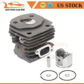 Autopartsclub2018 Ap106643a1c18 For 357 359 Chainsaw 537 15 73-02 Cylinder Piston Kit And Rings Pin Circlips 47mm