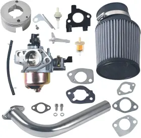 Amxl-bd11458 Awtetpje New Upgrade 420cc Carburetor Exhaust Pipe Air Filter Kit Fit For Silver