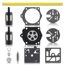 Azpartspro 710597819946 Carburetor Carb Rebuild Kit For Poulan Pro 3400 3700 3800 4000 Pp395 Pp385 Pp375