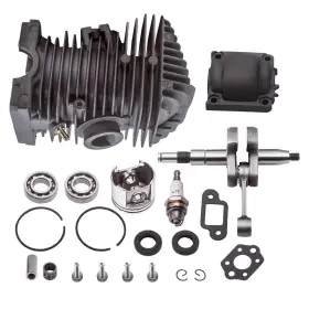 Zls24q Bfo 42.5mm Bore Cylinder Piston Crankshaft For Stihl 025 023 Ms250 Ms230 Chainsaw