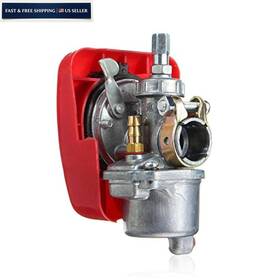 Bh-motor 738770674779 Bh-motor New Bike Engine Red Carburetor For 2 Stroke 49cc 50cc 60cc 66cc