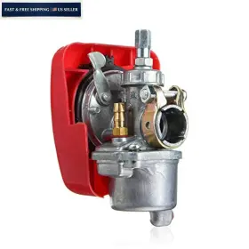 Bh-motor 738770674779 New Bike Engine Red Carburetor For 2 Stroke 49cc 50cc 60cc 66cc