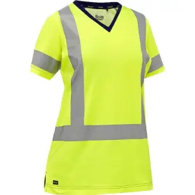 313w1118x-y Bisley 313w1118x-y/m High-visibility Shirt Womens V-neck