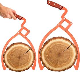 Blulu Blulu-dib-0181 2 Pcs 20 Inch 12 Claw Log Tongs Logging Skidding Orange