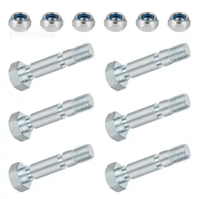 707555 Bouyao 6-pack Snow Blower Shear Pin For Briggs And Stratton Pins Silvery