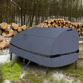 P241115xh Brand Goctoke Log Splitter Cover 600d Heavy Windproof And Waterproof 94 Inch L X 49 W Gray