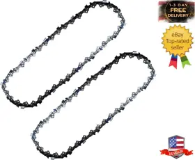 1040a-03 Branded 313051178162 2pc 10inch Replacement Chainsaw Chain For Kobalt Model Kps 1040b