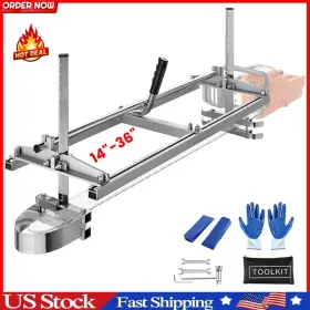 F-211 Branded Chainsaw Sawmill Portable Saw Mill 3 Sizes 14-36 Inch With Cutting Guide System New