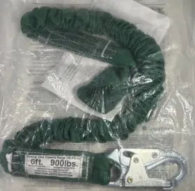 84v716s1 Buckingham Buckyard 6ft Lanyard Green New Sealed