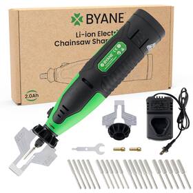 Byane 081904818229 Electric Cordless Diamond Chainsaw Sharpener Kit Black