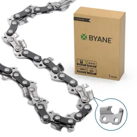 Byane 794414739815 Carbide Chainsaw Chain 20 Inch 3/8 Pitch 050 Gauge 72 Drive Links Gifts