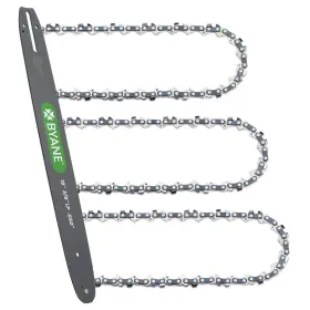 62dl Byane 794414739945 18 Inch Chainsaw Bar And Chain Combo 3/8 Lp Pitch 050 Gauge 62 Drive L
