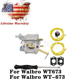 300981002 Bza1081 Carburetor Kit For Homelite 33cc Chainsaw Fits Walbro Wt673 Wt-673 Carb New