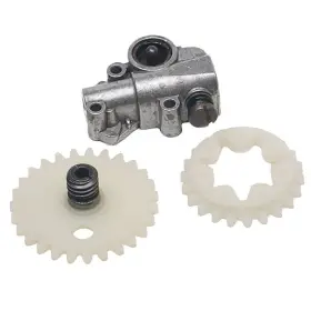 Ms380 Carkio 679043039621 Oil Pump Worm Gear Wheel Combination Set Compatible With Stihl 038 048