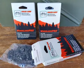 23rc Carlton Lot Of 3 Chainsaw Chain Fits Many Stihl Saws 18 Inch .325 X .063 68 Links