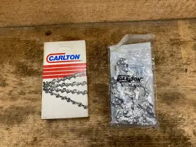 N1c-bl-052g Carlton 3/8 Inch .050 Gauge 52 Drive Like Semi-chisel Chainsaw Chain Nos New 14 Bar