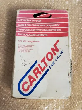 N4c-bl-40ero Carlton N4c-bl-40e Lot 2 Chainsaw Chain 34-11544 Usa 3/8 .050 Low Kickback Nos