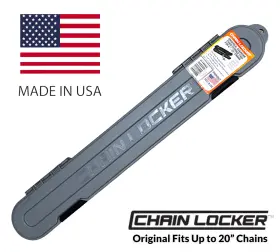 Chn-2103 Chain Locker Gray Color 2 Inch Height 27 3/4 Length 4 1/4 Width
