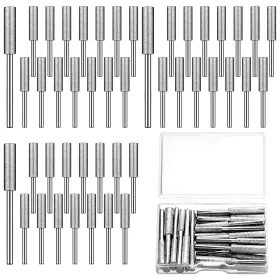 Yr-chumia-2712 Chumia 45 Pcs High Hardness Titanium 5/32 Inch 3/16 7/32 Silver