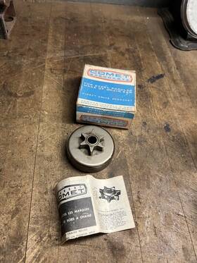 Comet N-506 Vintage New Nos Chainsaw Direct Drive Sprocket D90 Parts W Box Usa