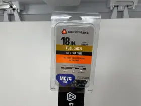 Mc74 Countyline 749394224264 18 Inch Full Chisel Chaisaw Chain And Bar Combo .325 In Pitch