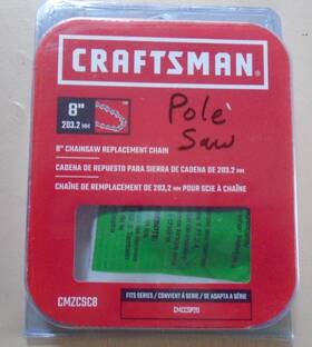 Craftsman Cmzcsc8 8 Inch Pole Saw Chainsaw Chain New