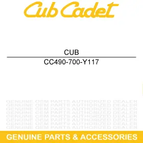 490-700-y117 Cub Cadet 18 Inch Chainsaw Chain