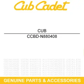 Bd-n880408 Cub Cadet Oil Cap Cs16e Series Cordless Electric Chainsaws