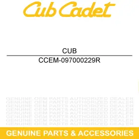 Em-097000229a Cub Cadet Em-097000229r Valve Breather Cs 5720 5220 5018