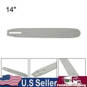 501959252 Darupsun H032-a015 14 Inch Chainsaw Guide Bar 3/8 .050 Gauge 52 Drive Links Fit Husqvarna