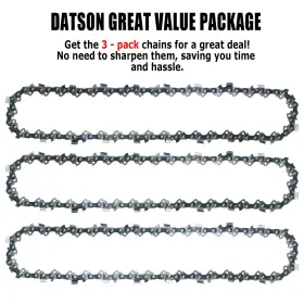 D-043-33dl Datson 8 Inch Chainsaw Chain 3/8 .043 33dl Replaces Oregon 90px033g