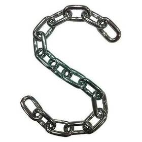 Dayton 34rz86 Coil Chain 4/0 100ft Galvanized Steel 670lb Load Welded Links Not For Lifting