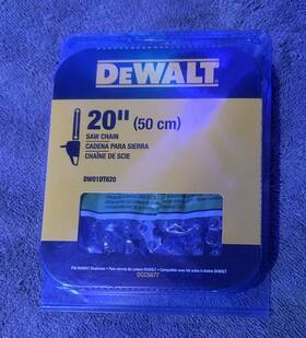 Dewalt Dwo1dt620 20 Inch Chainsaw Chain 68 Drive Link New Sealed