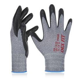 Dex Fit 191876000079 Nitrile Work Gloves Fn330 3 Pairs 3d-comfort Large Grey