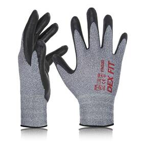 Dex Fit 191876000086 Nitrile Work Gloves Fn330 3 Pairs 3d-comfort X-large Grey