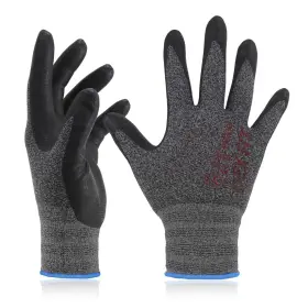 Fn330 Dex Fit 191876000284 Nitrile Work Gloves 3 Pairs Large Blackgrey