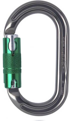 Dmm A327 5x Ultra Range Carabiner Ultra-o Titanium/green Free Shipping