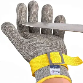 Hu-xi-29 Dowellife Ansi A9 Cut Resistant Glove Food Grade Large Pack Of 1 Grey