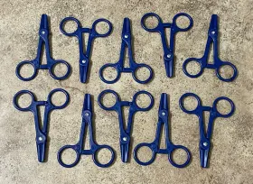 2074 Dravon Fuel Line Impulse Or A-clamp Medical Tubing Clamp Hemostat Lot Of 10