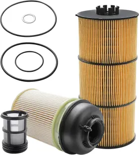 Dto-pf9908 Dtomi Dto-pf9908/p551005 Fuel Filter Oil Kit Compatible With Freightliner Cascadia Vehicle Dd13