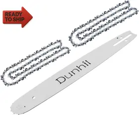 8-050-45dl-2 Dunhil 12 Inch Chainsaw Chains 3/8 Lp Pitch .050 Gauge 45 Drive Links And Bar For Echo