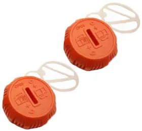 13100437932 Echo 2 Pack Of Genuine Oem Replacement Fuel Cap Assemblies P021037920-2pk