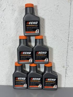 Echo 2100648 Genuine Power Blend Gold 6 Pack 2.6 Oz Bottle 50 1 Gallon Mix